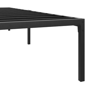 Metallbett SERENA 160 x 200 cm schwarz