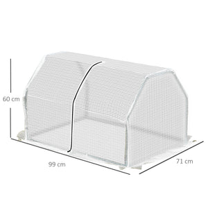 Mini Gewächshaus 99x71x60cm Frühbeet Treibhaus