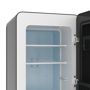 Minikühlschrank 15L mit Heizfunktion tragbar schwarz