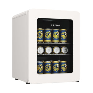 Minikühlschrank Retro 42L weiss