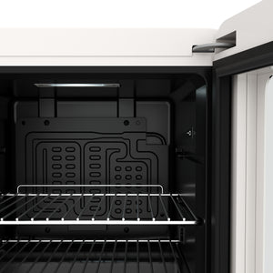 Minikühlschrank Retro 42L weiss