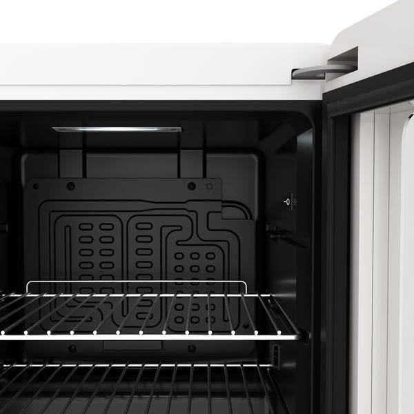 Minikühlschrank Retro 42L weiss