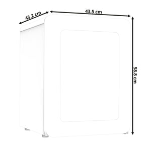 Minikühlschrank Retro 42L weiss
