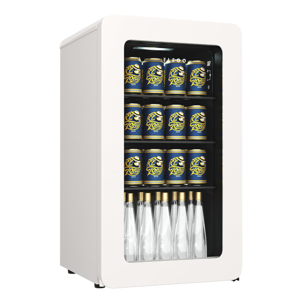 Minikühlschrank Retro 60L weiss