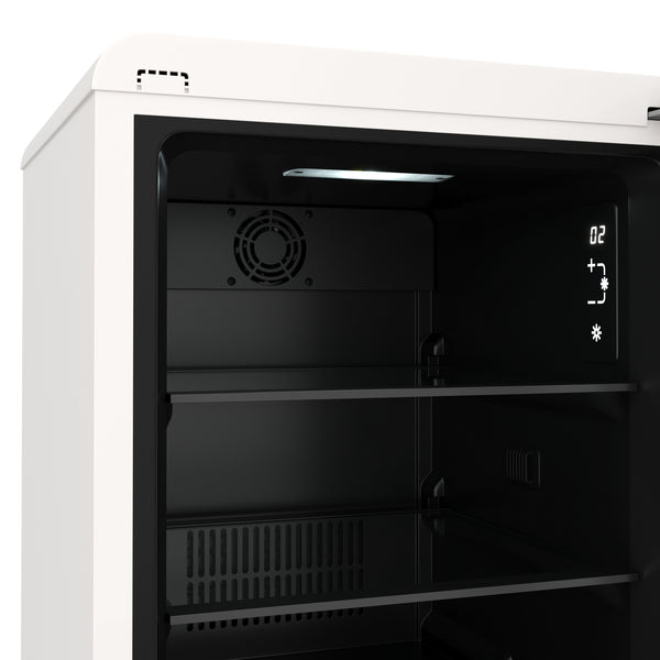 Minikühlschrank Retro 60L weiss