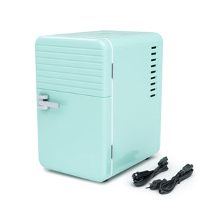 Minikühlschrank Retro 6L tragbar mint