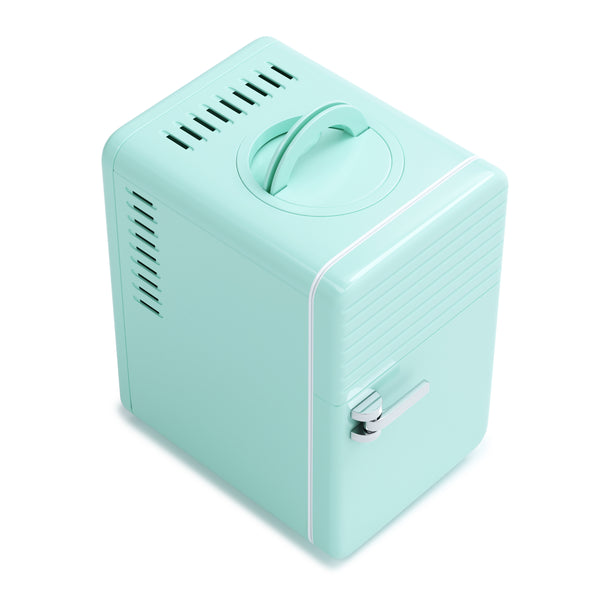 Minikühlschrank Retro 6L tragbar mint