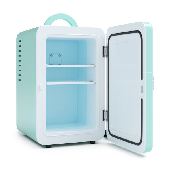 Minikühlschrank Retro 6L tragbar mint