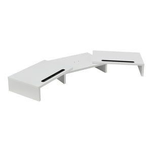 Monitorständer Vilppula 79x27x10.5cm Weiss