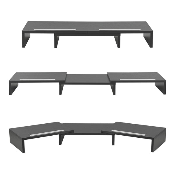 Monitorständer Vilppula 79x27x10.5cm Dunkelgrau