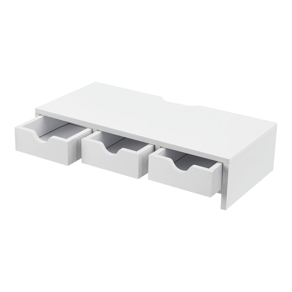 Monitorständer Ruovesi 12x51x25cm Weiss