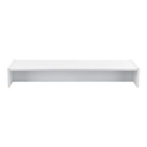 Monitorständer Flensberg 100x27x15 cm Monitorregal Weiss