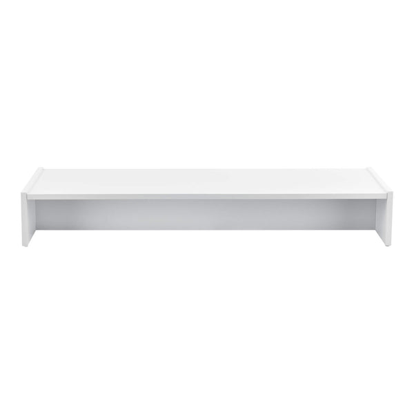 Monitorständer Flensberg 100x27x15 cm Monitorregal Weiss