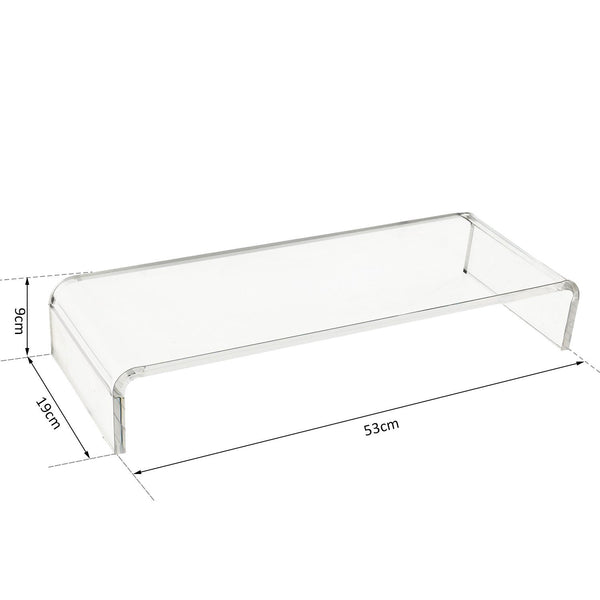 Monitorständer Monitorerhöhung Bildschirmständer aus Acrylglas