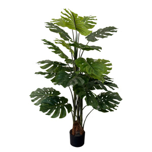 Monstera künstlich 140 cm mit Blumentopf