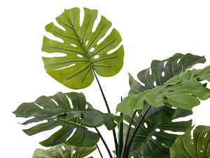 Monstera künstlich 140 cm mit Blumentopf