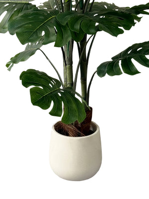 Monstera künstlich 140 cm mit Blumentopf