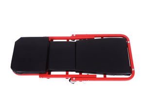 Werkstatthocker Montagerollbrett 2-in-1 schwarz