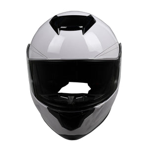 Motorrad Integralhelm Einzelvisier weiss Grösse 61