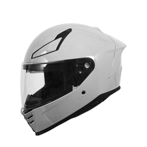 Motorrad Integralhelm mit Sonnenvisier grau Grösse 57/58