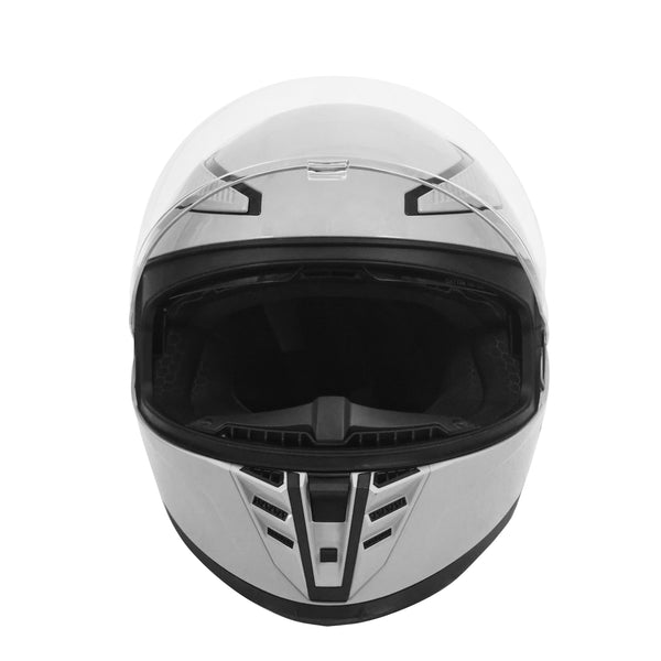 Motorrad Integralhelm mit Sonnenvisier grau Grösse 57/58