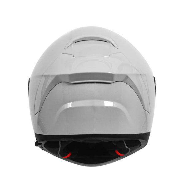 Motorrad Integralhelm mit Sonnenvisier grau Grösse 57/58