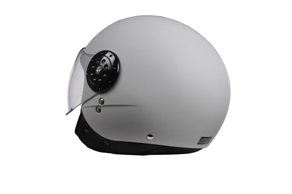 Motorrad Jethelm grau matt Gr. 59/60