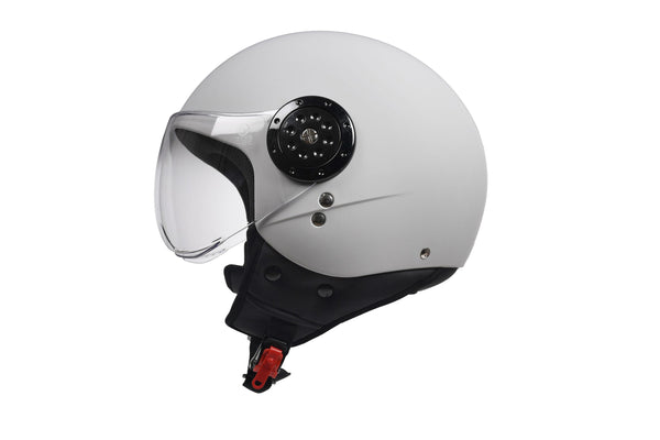 Motorrad Jethelm grau matt Gr. 55/56