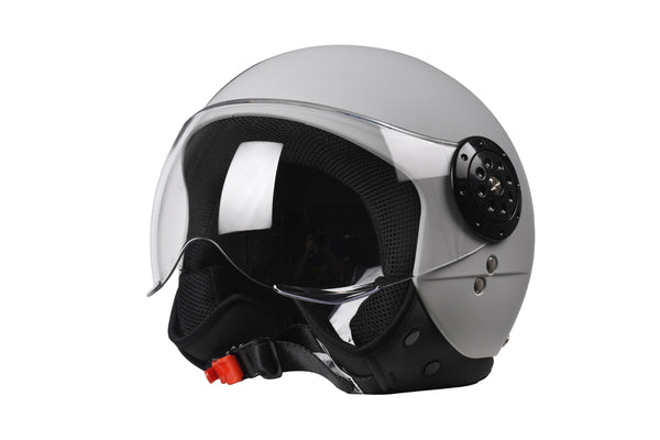 Motorrad Jethelm grau matt Gr. 61