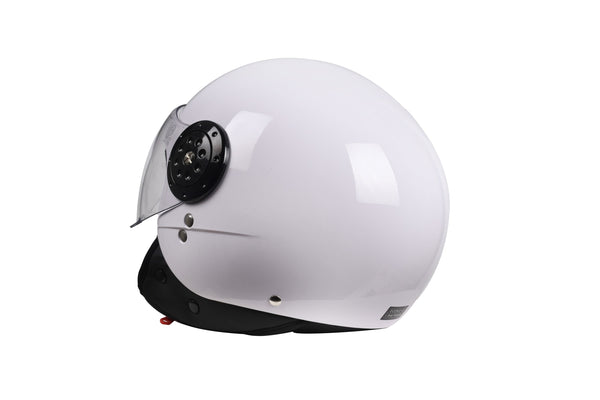 Motorrad Jethelm weiss Gr. 59/60