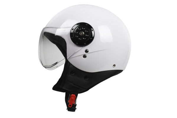 Motorrad Jethelm weiss Gr. 55/56