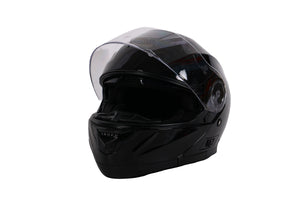Motorrad Klapphelm schwarz Gr. 61