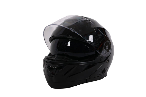Motorrad Klapphelm schwarz Gr. 57/58