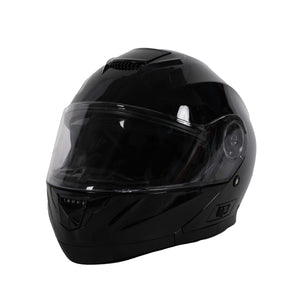 Motorrad Klapphelm schwarz Gr. 55/56