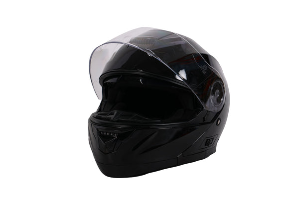 Motorrad Klapphelm schwarz Gr. 55/56