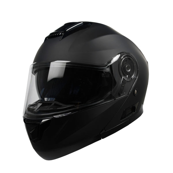 Motorrad Klapphelm schwarz matt Gr. 61