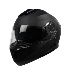 Motorrad Klapphelm schwarz matt Gr. 57/58