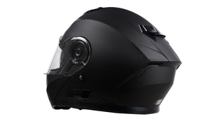 Motorrad Klapphelm schwarz matt Gr. 57/58