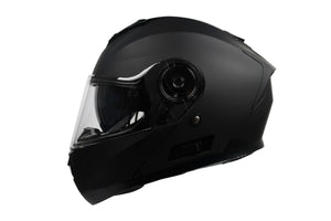 Motorrad Klapphelm schwarz matt Gr. 55/56