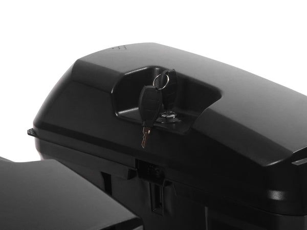 Motorrad Seitenkoffer 2er Set 23L schwarz