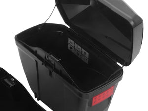 Motorrad Seitenkoffer 2er Set 23L schwarz