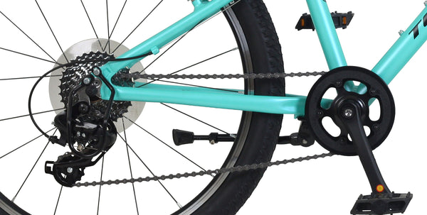 Mountain bike youth bike JOYRIDE 24"" turquoise