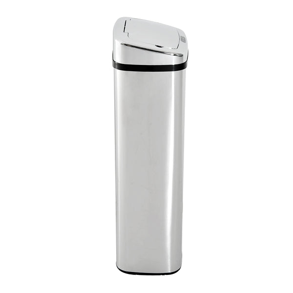 Poubelle automatique avec capteur infrarouge, 50 L, argent