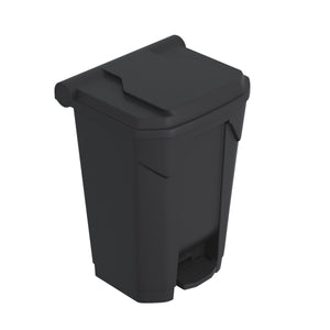 Mülltonne 80L mit Deckel schwarz
