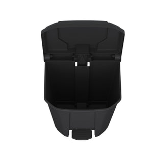 Mülltonne 80L mit Deckel schwarz