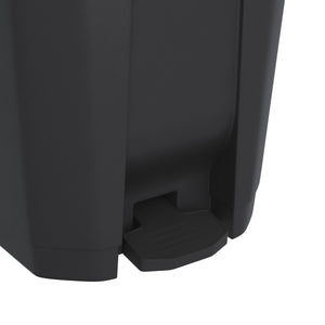 Mülltonne 80L mit Deckel schwarz