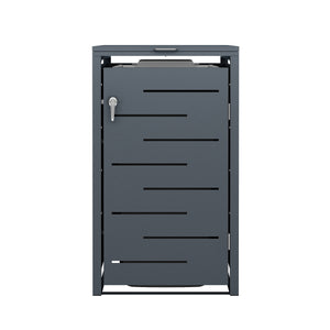 Boîte de rangement pour poubelle anthracite de 240 L