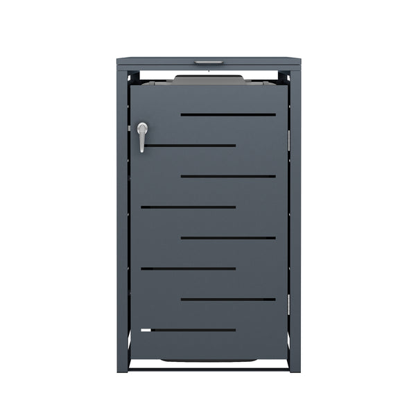 Boîte de rangement pour poubelle anthracite de 240 L