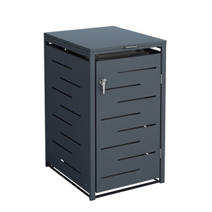 Boîte de rangement pour poubelle anthracite de 240 L