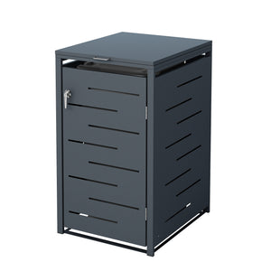 Boîte de rangement pour poubelle anthracite de 240 L